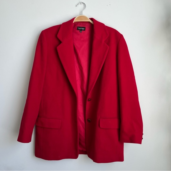 Cashmere/Wool Oversized Vintage Blazer - Picture 6 of 11